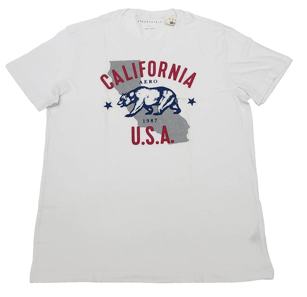 Aeropostale Men's T-shirt Color White Size L ( NEW WITH ORIGINAL TAGS )