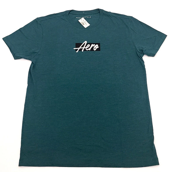 Camiseta Aeropostale Hombre COLOR VERDE OSCURO Talla M ( NUEVA CON ETIQUETAS ORIGINALES )