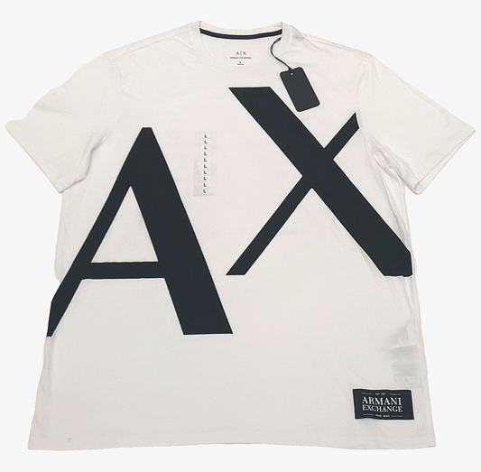 Armani Exchange T-shirt COLOR White and Black Size L (ORIGINAL WITH TAGS)