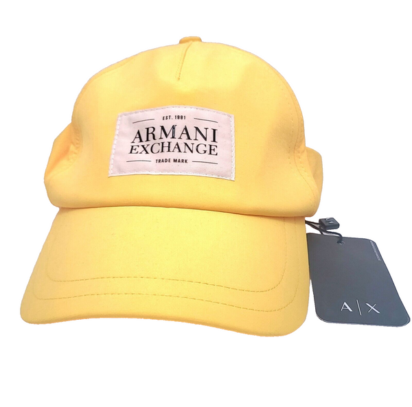 Armani Exchange Caps Hats Color Yellow (ORIGINAL WITH TAGS)