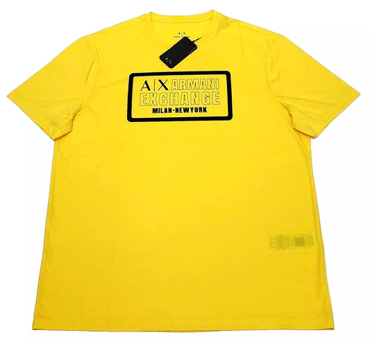 Armani Exchange T-shirt Men's Color Yellow Size M (NEW ORIGINAL WITH TAGS)