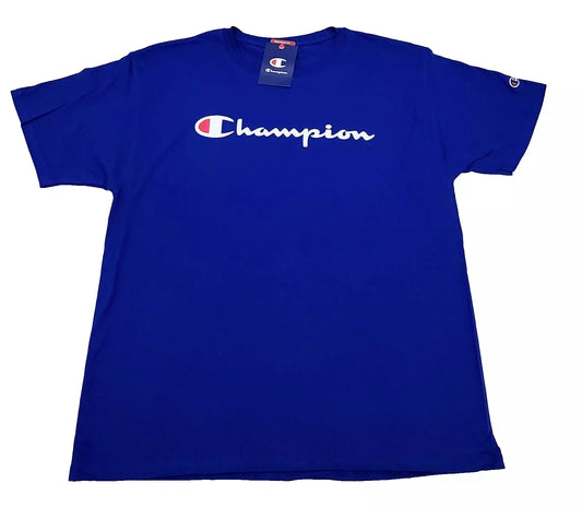 Champion T-shirt Men's Color Blue Size L (NEW ORIGINAL WITH TAGS)