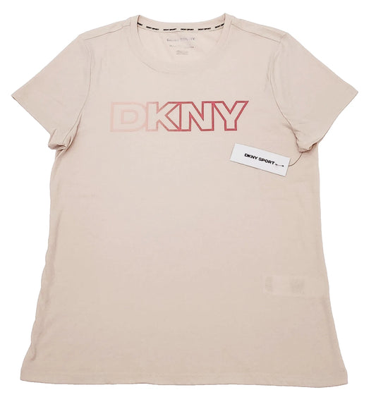 DKNY T-shirt Woman's Color Beige Size M (NEW ORIGINAL WITH TAGS)