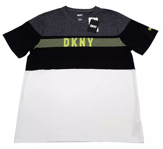 DKNY T-shirt Men's Color Black White and Green Size L (NEW ORIGINAL WITH TAGS)