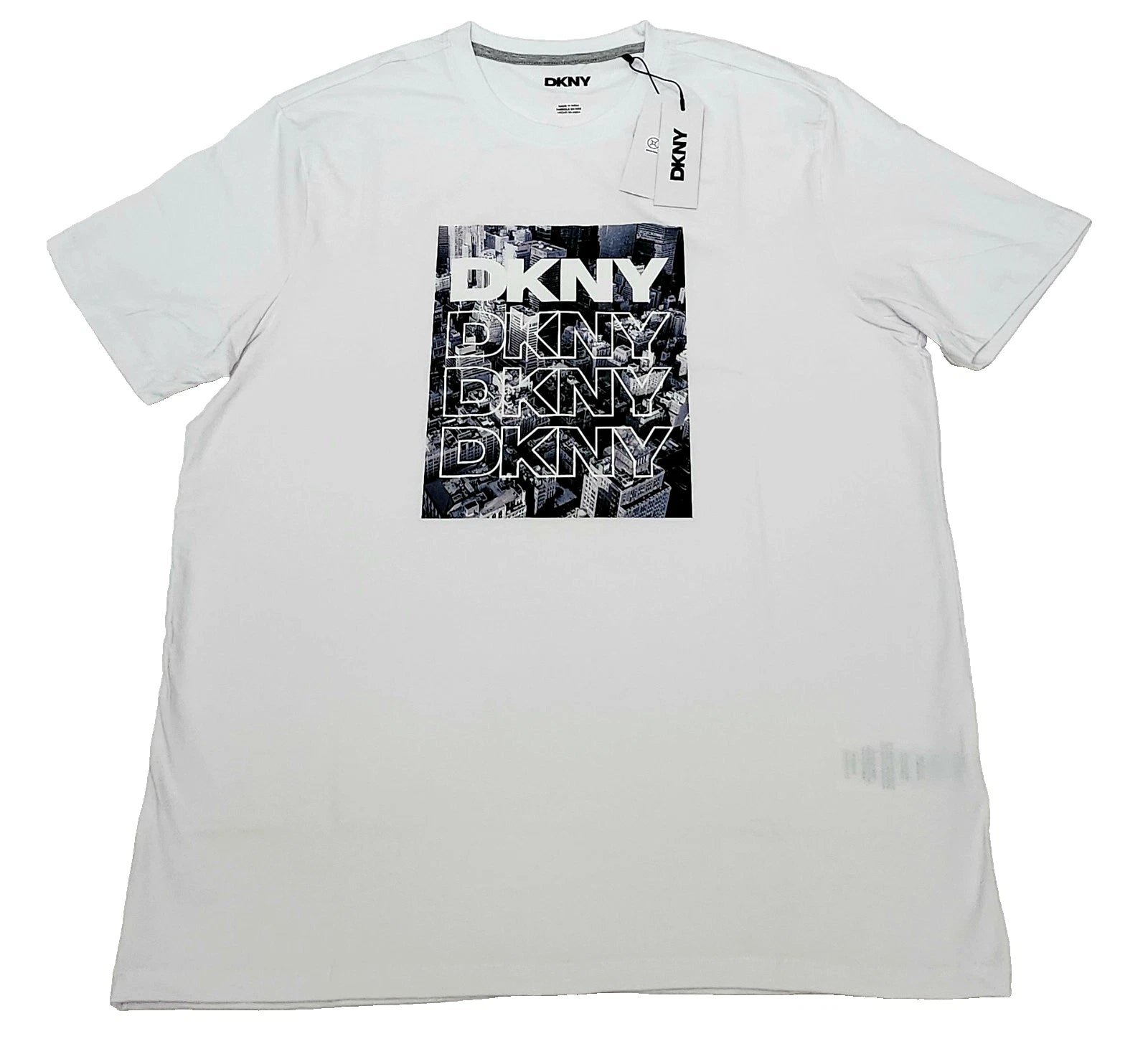 DKNY T-shirt Men's Color White Size L (NEW ORIGINAL WITH TAGS)