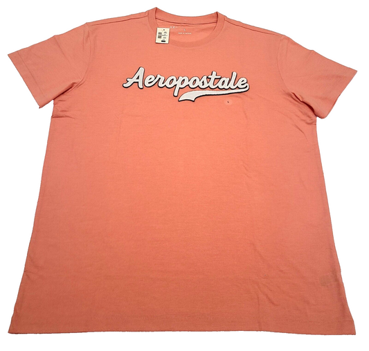 Aeropostale Men's T-shirt COLOR PEACH BLISS Size L ( NEW WITH ORIGINAL TAGS )