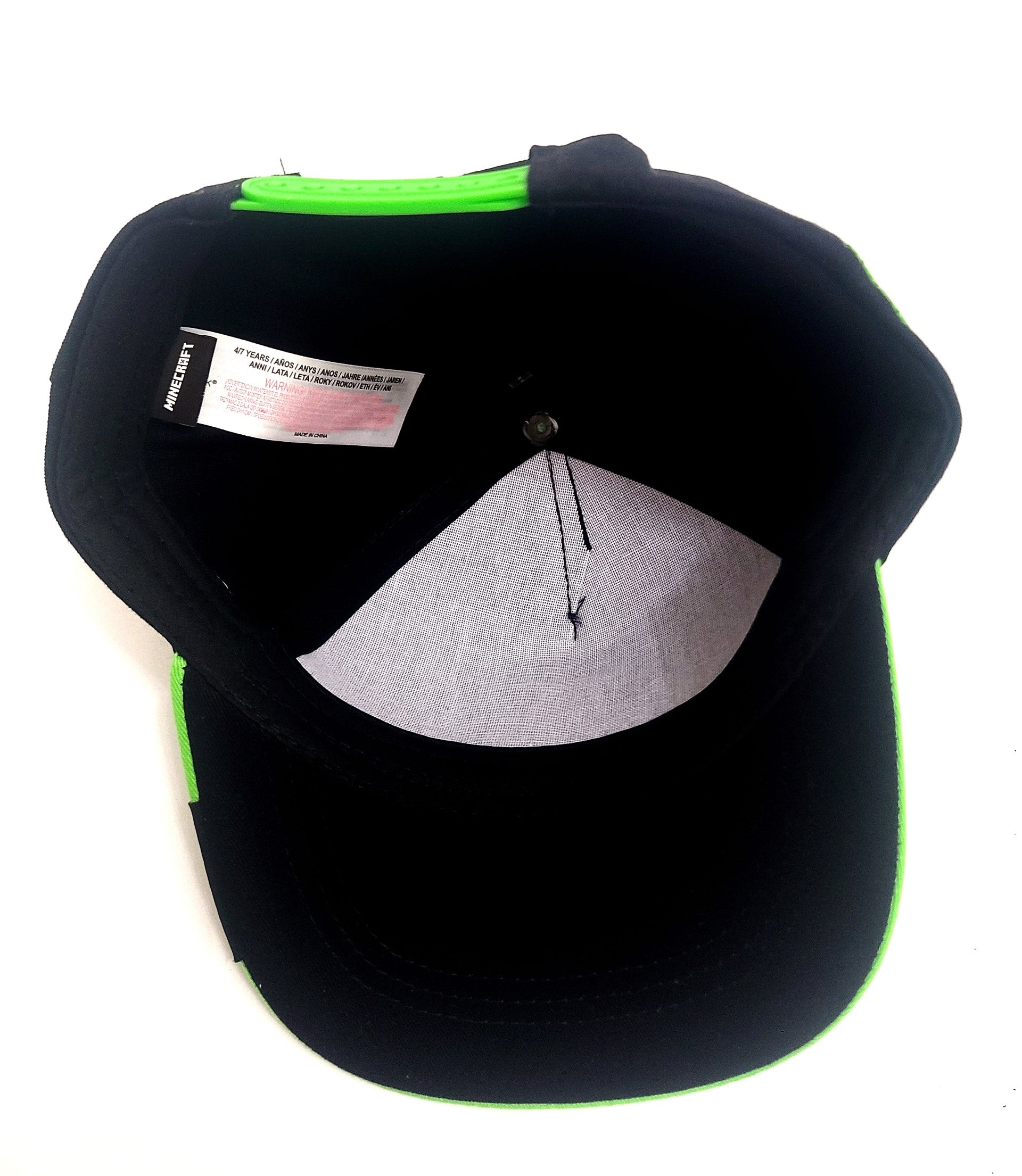 Minecraft Caps Hats Ages 7 - 10 Y (MINECRAFT Original with tags )
