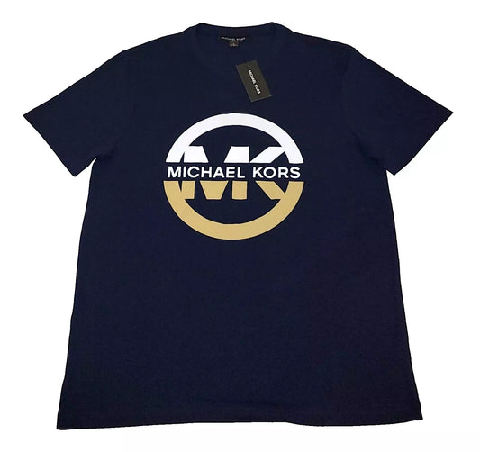 Michael Kors T-shirt COLOR BLUE AND GOLD SIZE M (ORIGINAL WITH TAGS)