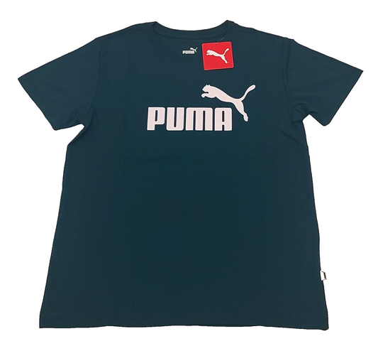 Puma Essentials T-Shirt Woman's Size L COLOR DARK GREEN (NEW WITH ORIGINAL TAGS)