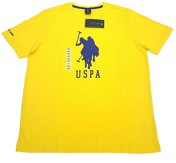 Camiseta Us Polo Assn Hombre COLOR AMARILLO Talla L ( NUEVA CON ETIQUETAS ORIGINALES )