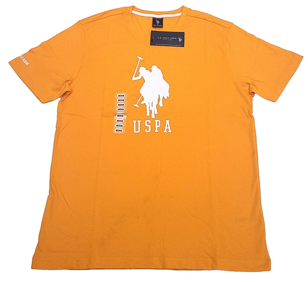 Camiseta Us Polo Assn Hombre COLOR NARANJA Talla M ( NUEVA CON ETIQUETAS ORIGINALES )
