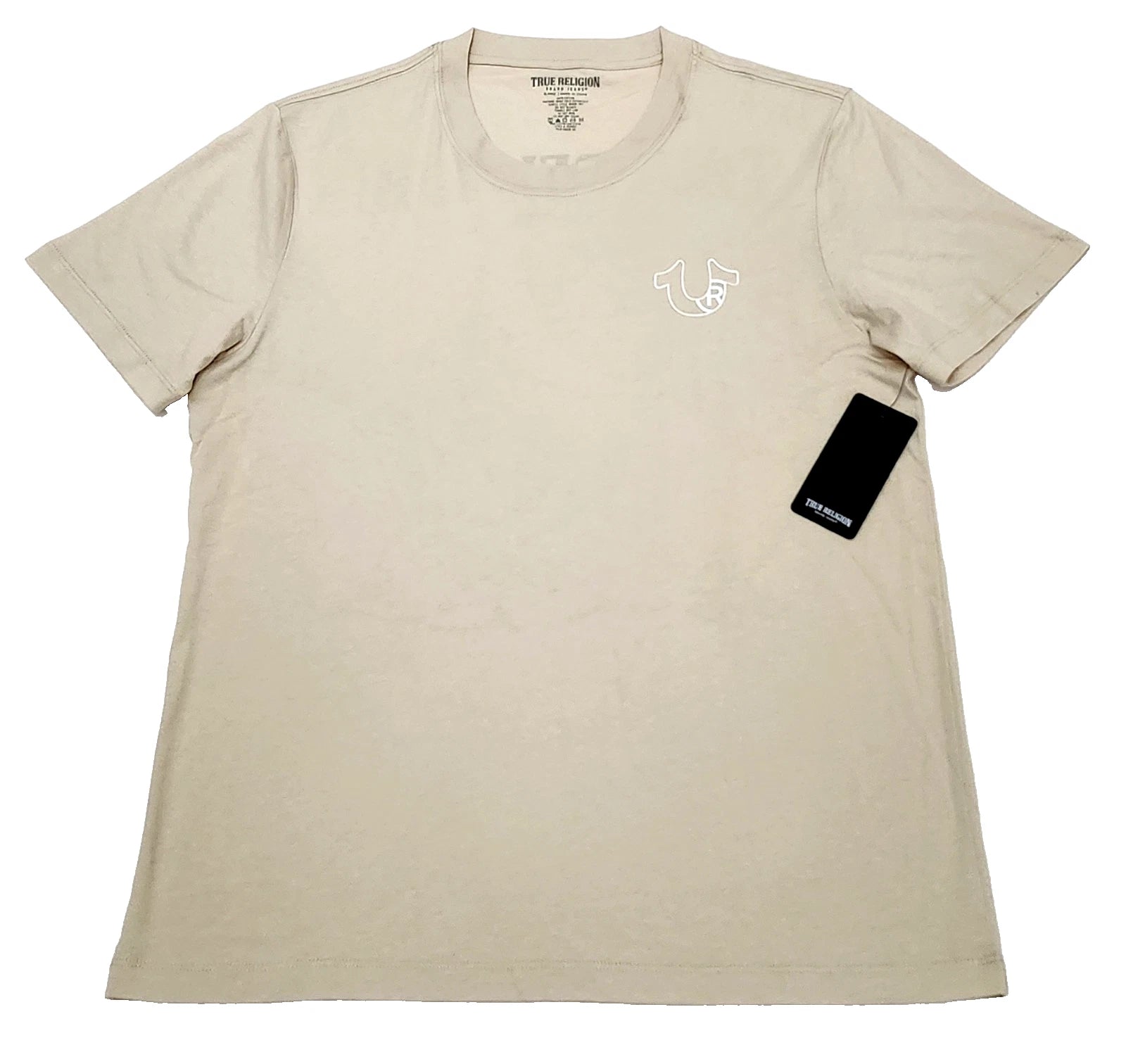 True Religion T-shirt Men's Color Beige Size XL (NEW ORIGINAL WITH TAGS)