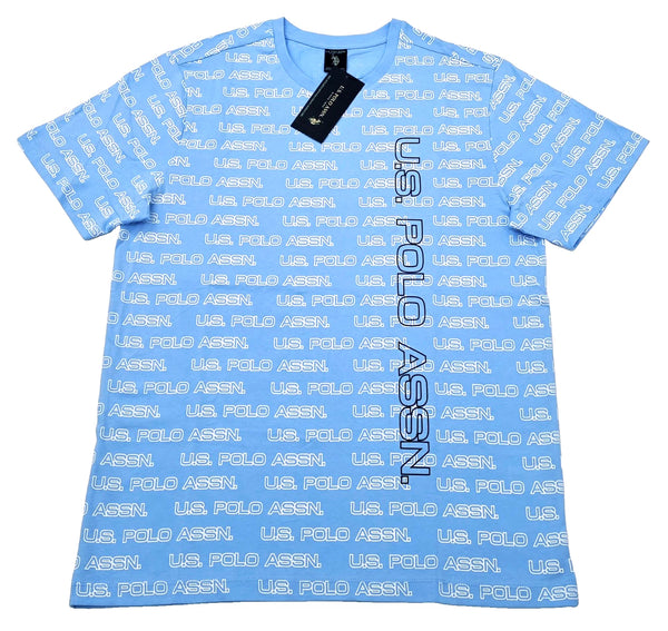 Us Polo Assn Men's T-shirt Color Blue NEW WITH ORIGINAL TAGS