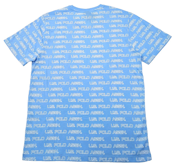 Us Polo Assn Men's T-shirt Color Blue NEW WITH ORIGINAL TAGS