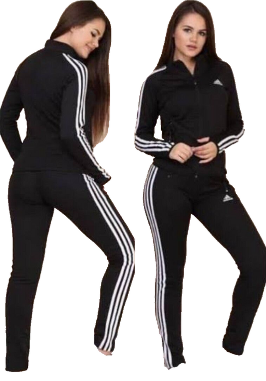 Adidas Woman's Tracksuit COLOR BLACK Size M (NEW WITH ORIGINAL TAGS)