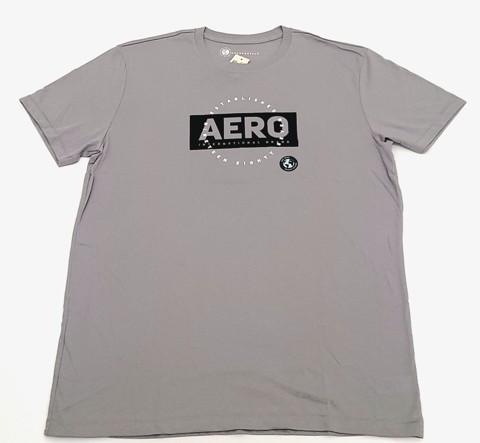 Aeropostale Men's T-shirt Color Gray Size L ( NEW WITH ORIGINAL TAGS )