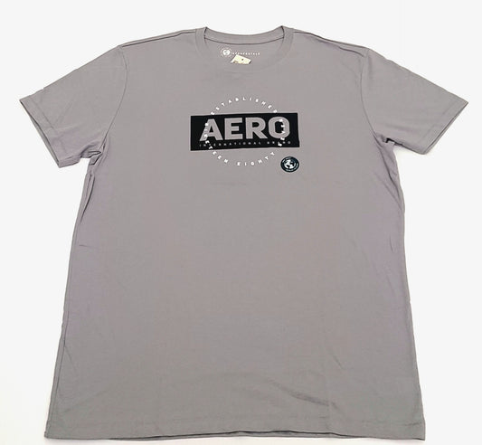 Aeropostale Men's T-shirt COLOR GRAY Size L ( NEW WITH ORIGINAL TAGS )