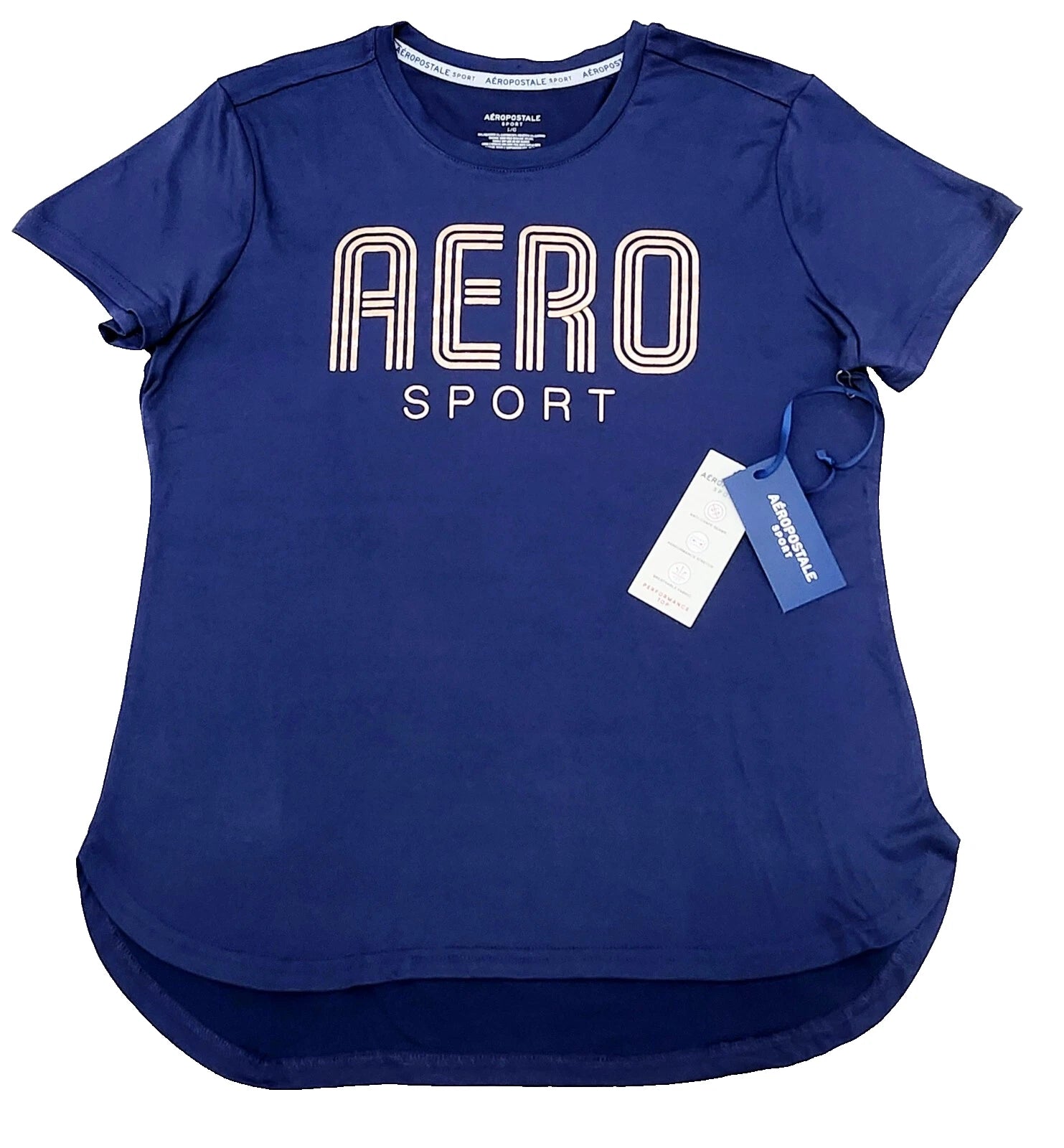 Aeropostale Woman's T-shirt Color Blue Size L ( NEW WITH ORIGINAL TAGS )