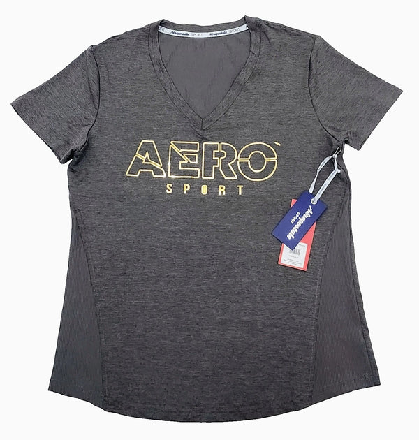 Aeropostale Woman's T-shirt Color Gray Size L ( NEW WITH ORIGINAL TAGS )