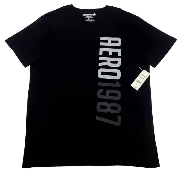 Aeropostale Men's T-shirt Color Black Size L ( NEW WITH ORIGINAL TAGS )