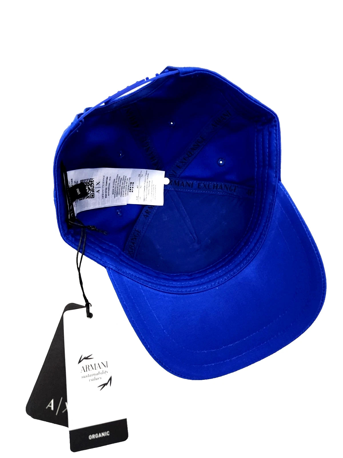 Armani Exchange Caps Hats Color Blue Size Adult (NEW WITH ORIGINAL TAGS)