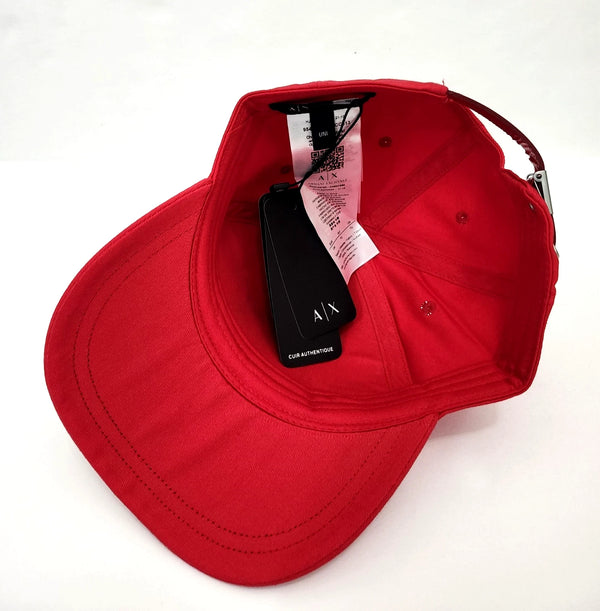 Armani Exchange Caps Hats Color Red Size Adult (NEW WITH ORIGINAL TAGS)