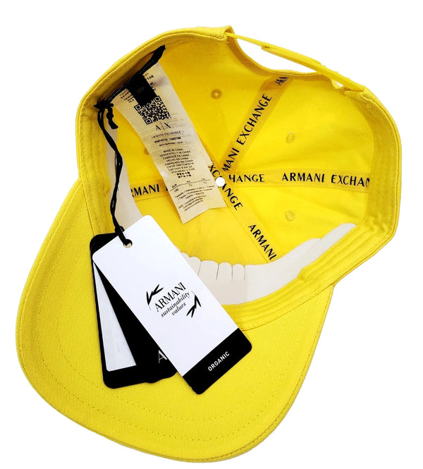 Armani Exchange Caps Hats Color Yellow (ORIGINAL WITH TAGS)