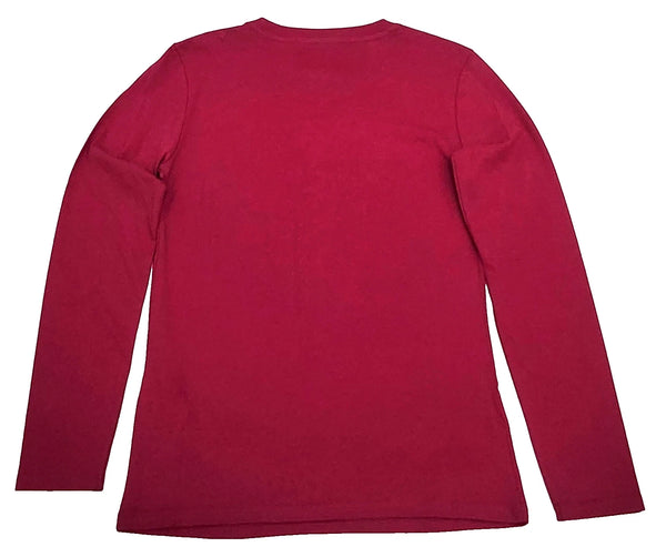 Armani Exchange Shirt Women Long Sleeve Color Red Size S (Original with tags)