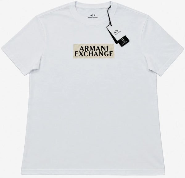 Armani Exchange Men's T-shirt Color White NEW WITH ORIGINAL TAGS