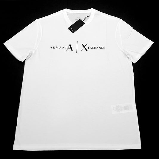 Armani Exchange T-shirt COLOR WHITE AND BLACK SIZE L (ORIGINAL WITH TAGS)