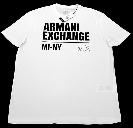 Armani Exchange T-shirt COLOR WHITE AND BLACK SIZE L (ORIGINAL WITH TAGS)