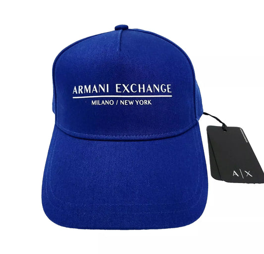 Armani Exchange Caps Hats COLOR BLUE (ORIGINAL WITH TAGS)