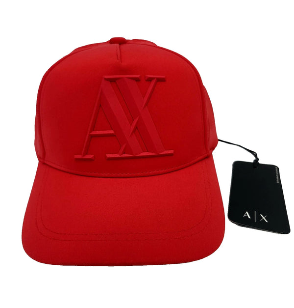 Armani Exchange Caps Hats Color Red Size Adult (NEW WITH ORIGINAL TAGS)