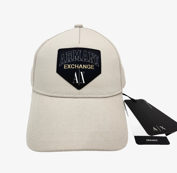 Armani Exchange Caps Hats Color Beige Size Adult (NEW WITH ORIGINAL TAGS)