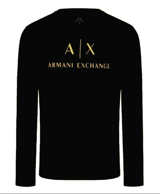 Armani Exchange long sleeve shirt Black and Gold Size XL (Original with tags)