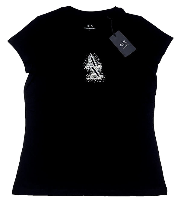 Armani Woman's T-shirts Color Black (NEW WITH ORIGINAL TAGS)