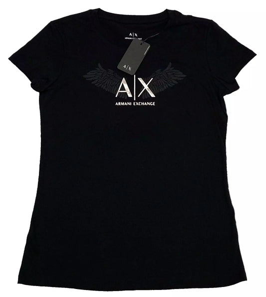 Armani Woman's T-shirts Color Black Size S (NEW WITH ORIGINAL TAGS)