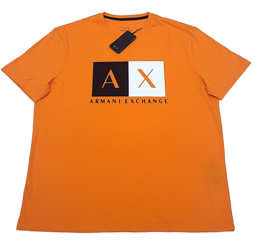 Armani Exchange T-shirt COLOR Orange Size M (ORIGINAL WITH TAGS)