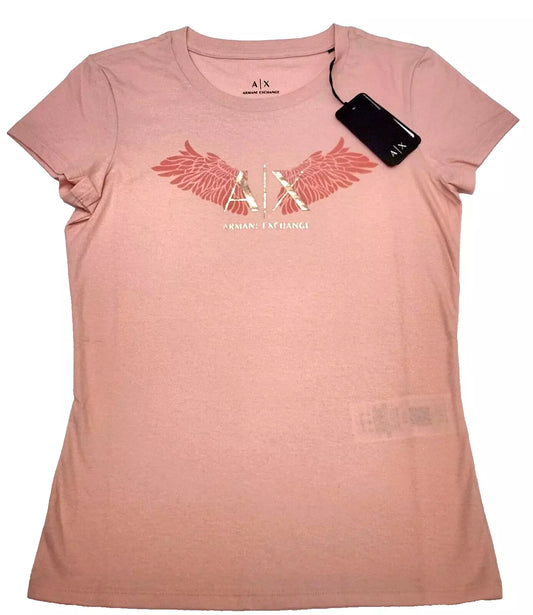 Armani Woman's T-shirts Color Pink Size S (NEW WITH ORIGINAL TAGS)