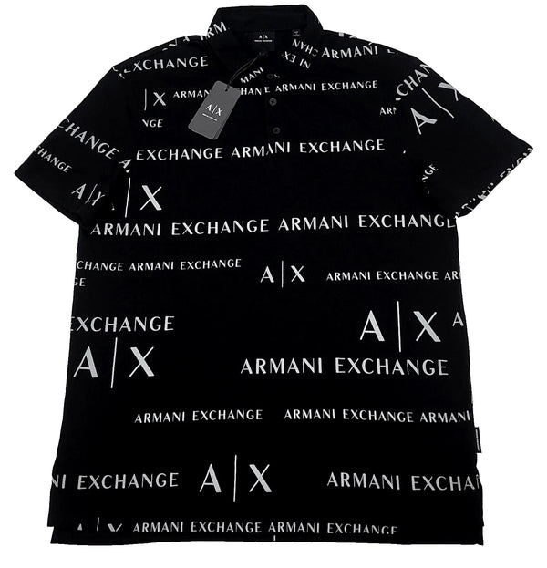 Armani Exchange Polo Color Black  ( NEW ORIGINAL WITH TAGS)