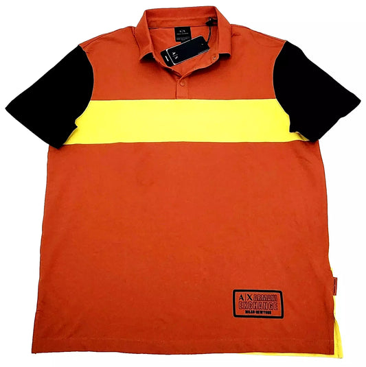 Armani Exchange Polo Color Orange Size L (ORIGINAL WITH TAGS)