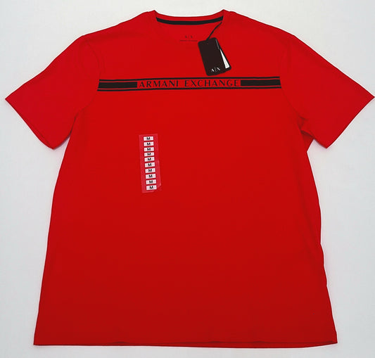 Armani Exchange T-shirt Men's COLOR RED Size M (NEW WITH ORIGINAL TAGS)