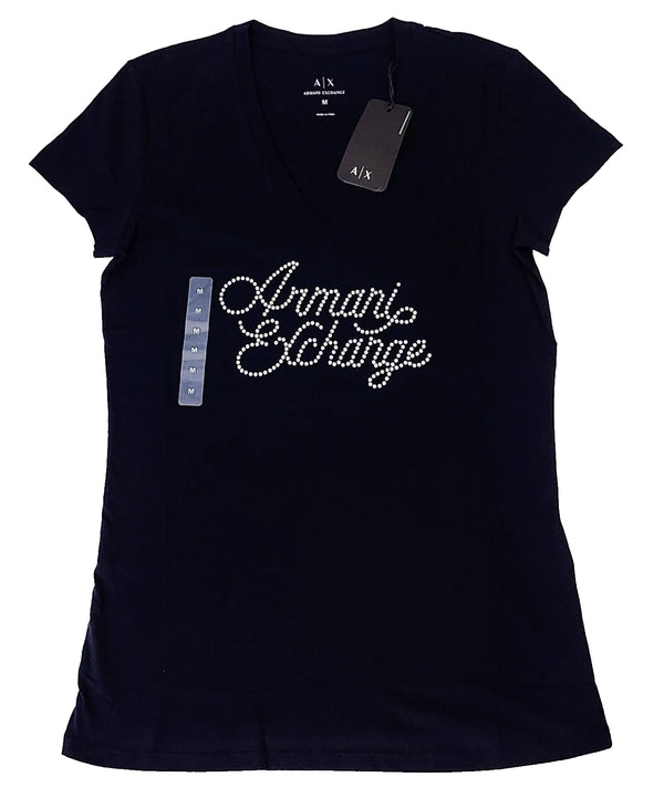 Armani Woman's T-shirts Color Black Size M (NEW WITH ORIGINAL TAGS)