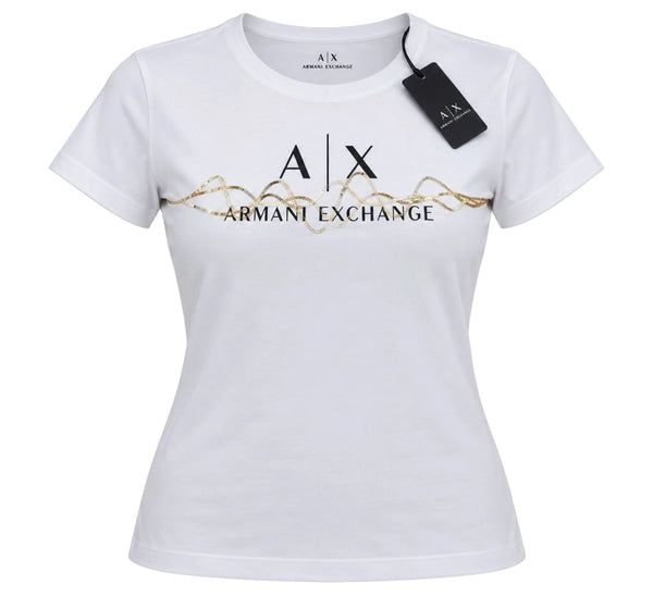 Armani Woman's T-shirts Color White (NEW WITH ORIGINAL TAGS)