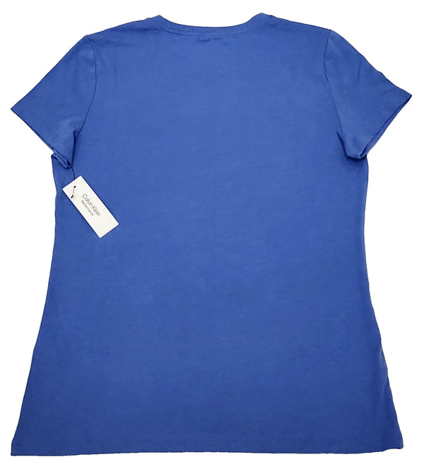 Calvin Klein T-shirt Woman's Color Blue Size L (NEW ORIGINAL WITH TAGS)
