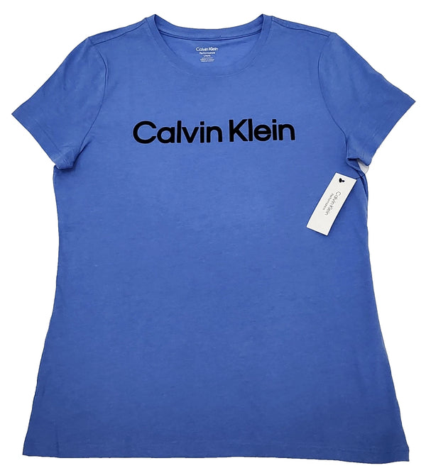 Calvin Klein T-shirt Woman's Color Blue Size L (NEW ORIGINAL WITH TAGS)