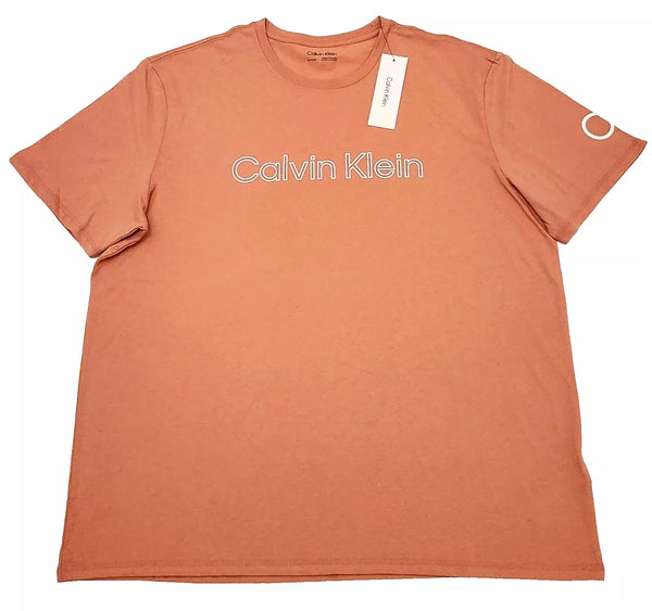 Calvin Klein T-shirt Men's Color Orange Size XL (NEW ORIGINAL WITH TAGS)