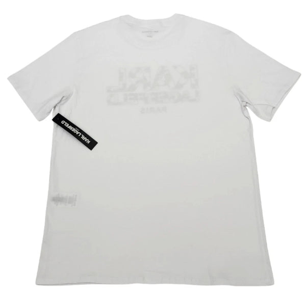 Karl Lagerfeld Men's T-shirt Size Large Color White (NEW WITH ORIGINAL TAGS)