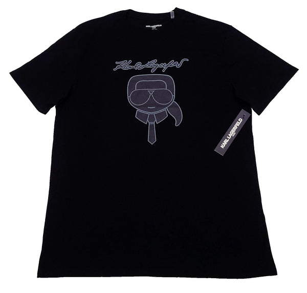 Karl Lagerfeld Men's T-shirt Size Large Color Black (NEW WITH ORIGINAL TAGS)