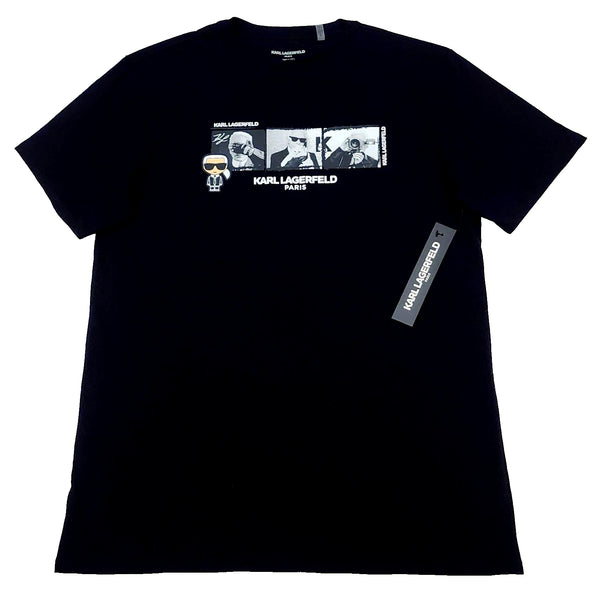 Karl Lagerfeld Men's T-shirt Size Medium Color Black (NEW WITH ORIGINAL TAGS)